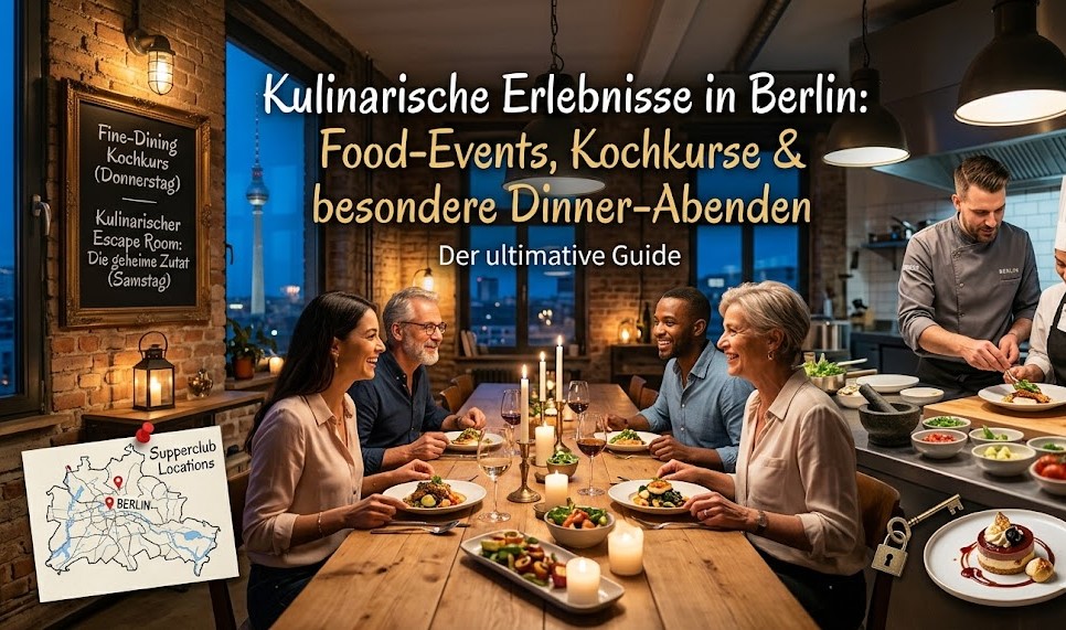 Kulinarische Erlebnisse in Berlin: Der ultimative Guide zu Food-Events, Kochkursen & besonderen Dinner-Abenden